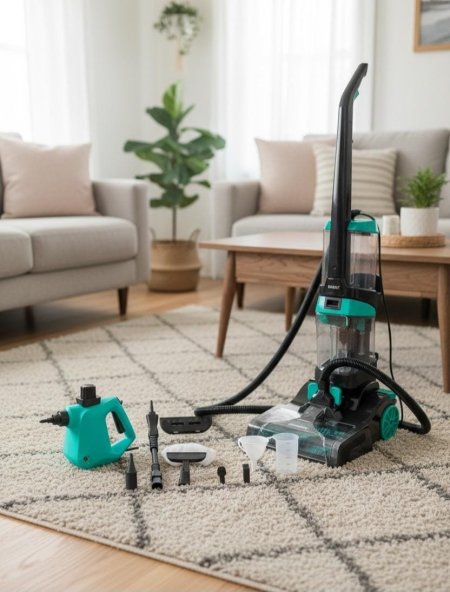 مكنسة غسيل السجاد المتعددة الوظائف King’s Crown FCW-211